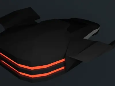 Spaceship JD86 Free 3D model