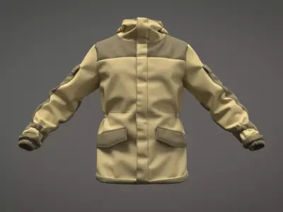 Military Jacket Gorka - Marvelous Designer 3D model