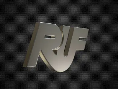 ruf logo 3D model