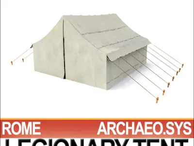 Leather Tent Ancient Rome Legionary 3D model