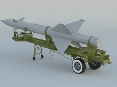 S-25 Berkut SA-1 Guild 3D model