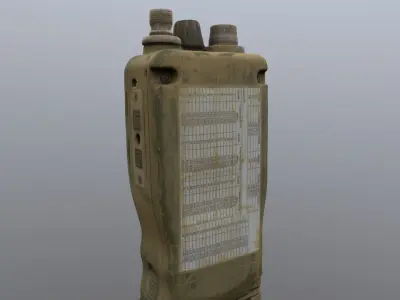 PRC-152 Military Radio Low-poly 3D model