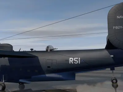 Consolidated PB2Y-3 Coronado 3D model