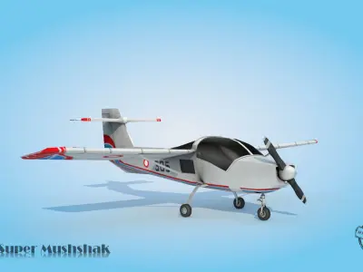 MFI-17 Super Mushshak 3D model