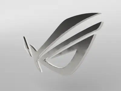 ROG Logo version1 007 Free low-poly 3D model