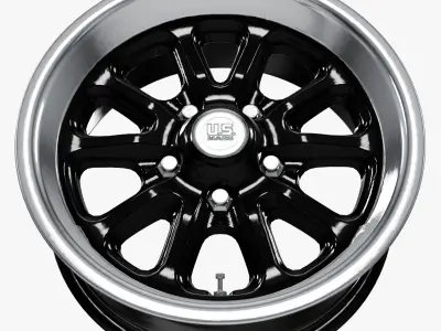 US Mags Rambler Wheel Gloss Black 3D model