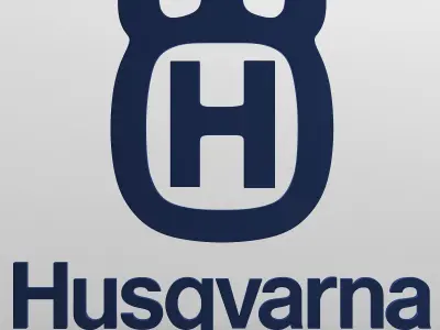 husqvarna logo 3D model