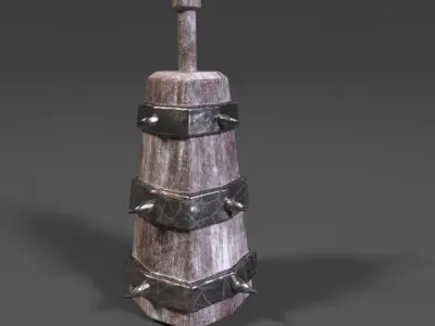 orc stick Free 3D model