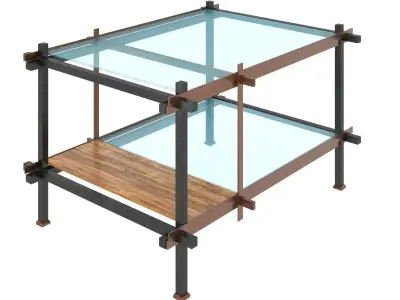 Frame CoffeeTable Free 3D model