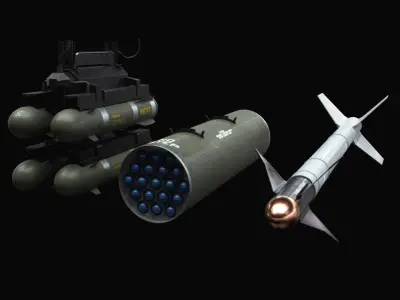 Aircraft Weapons All-Inclusive 3D model