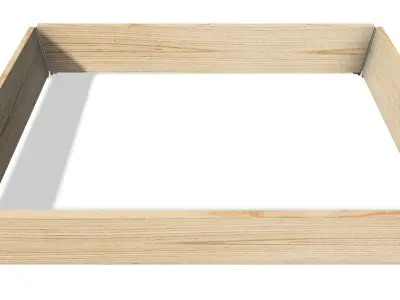 Pallet collar - Pallet frame 3D model