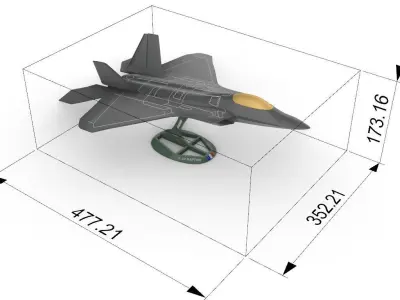 F-22 RAPTOR 3D print model