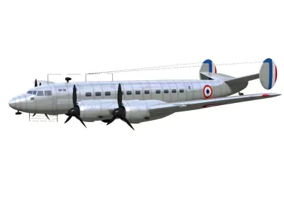 Sud-Est SE161 Languedoc 3D model