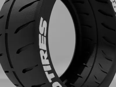 Toyo Tires Proxes R888r 3D model