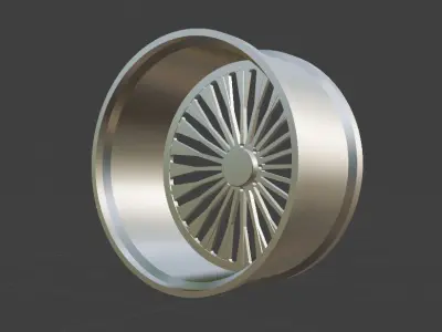 Generic Forged Wheel BF1 3D model