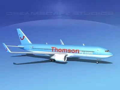 Boeing 767-300 Thomson Fly 3D model