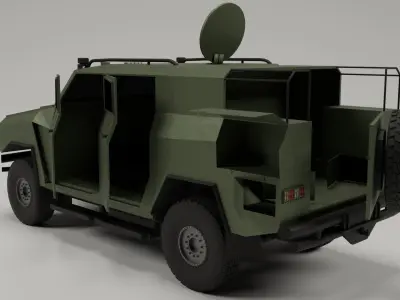 Novator LAV Low-poly 3D model