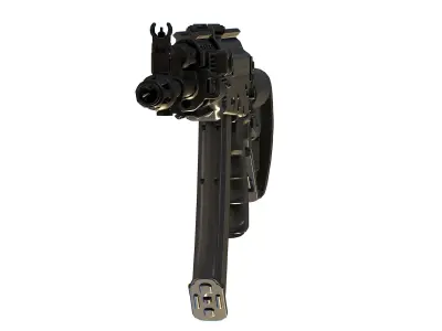 Kalashnikov Assault Rifle AK-300 Gun AKs AKM Low-poly 3D model