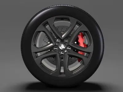 Holden Commodore SS 2017 wheel 3D model
