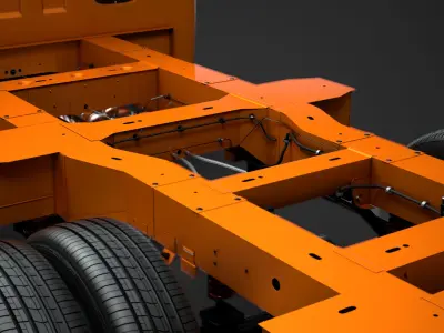 Opel Movano SingleCab DW E20 Chassis 2020 3D model