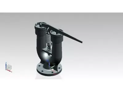 Ram Bottom Valve Assembly 3D model