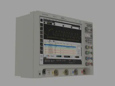 The Infiniium 9000 H-Series high-definition oscilloscopes 3D model
