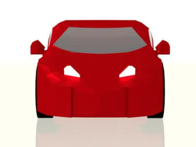 Super Cars for Gaming Free low-poly 3D model