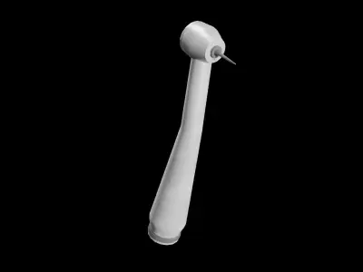 Dental tool airotor Free low-poly 3D model
