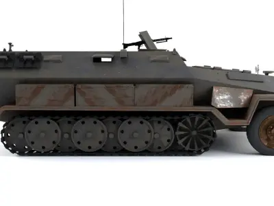 Hanomag sdkfz 251 3D model