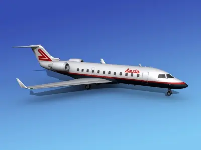 Canadair CRJ200 Lauda Air 3D model