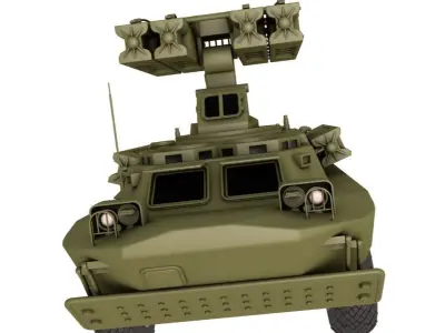 9K31 Strela-1 3D model