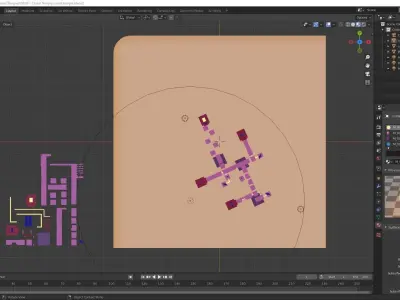 Temple 6 - Christal Temple Low-poly 3D model