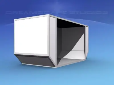 IATA 6B Air Cargo Container Low-poly 3D model