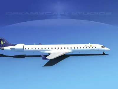 Bombardier CRJ900 Air One 3D model