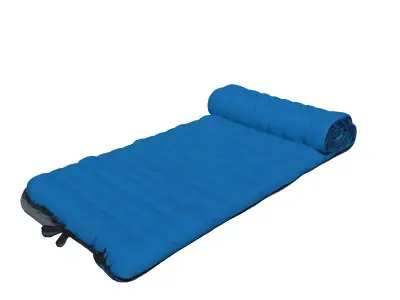 Realistic Inflatable Camping Mattress Low-poly 3D model