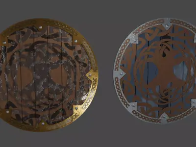 Viking Shield - Niflheim 3D model