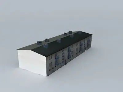 Caprag older residential building Free 3D model