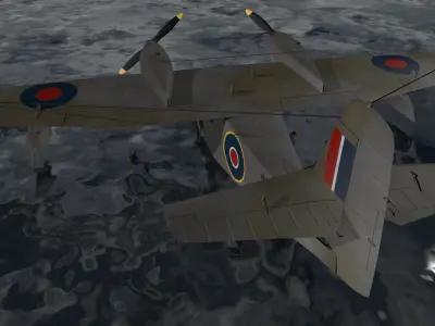 Grumman Gosling Mk-1 - RN 3D model