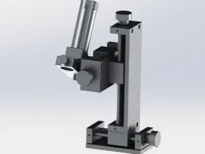 four axis with platform 3D model