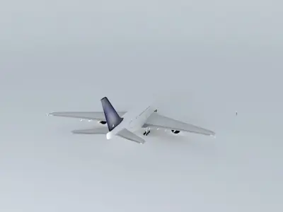 Airbus A370  Free 3D model