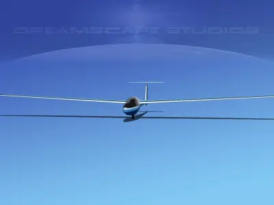DG-400 15-Metre Motorglider V14 3D model