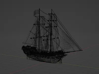 Pirate Ship 3D model