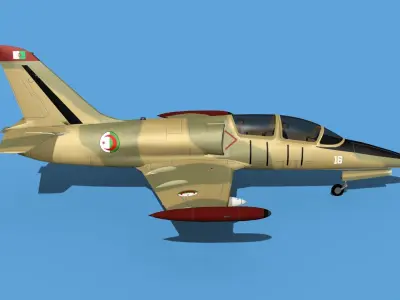 Aero Vodochody L-39 Albatross Algeria 3D model