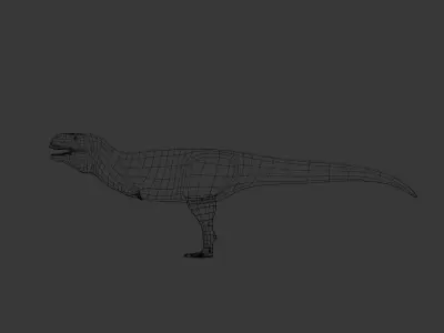 Titanovenator Kenyan Giant Abelisaur 3D Model Low-poly 3D model