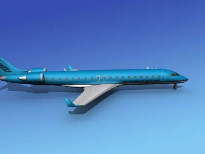 Bombardier CRJ700 Petersburg Express 3D model