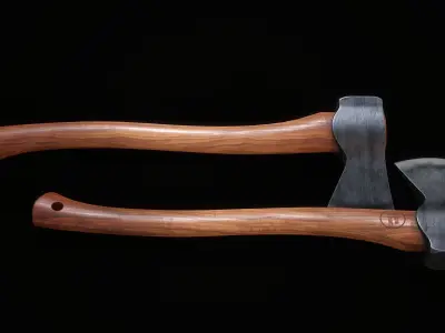 Axe Melee Weapon Low-poly 3D model