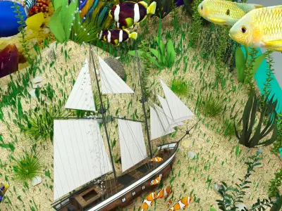 Aquarium 3D model