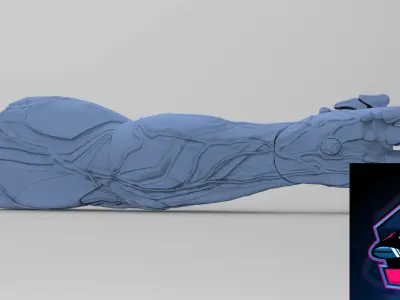 Ironman Infinity Gauntlet ready to 3d print 3D model