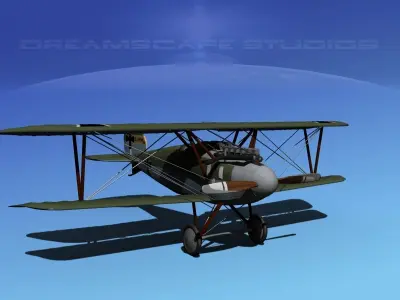 Albatross DIII Fighter 3D model