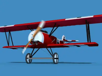 Fokker D-VI V03 3D model